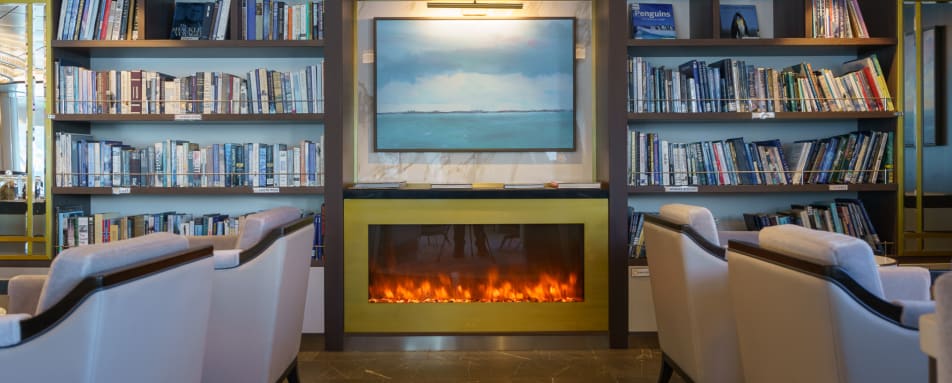 Library Fireplace 