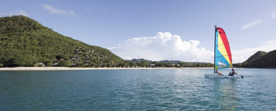 Sailing Hermitage Bay 