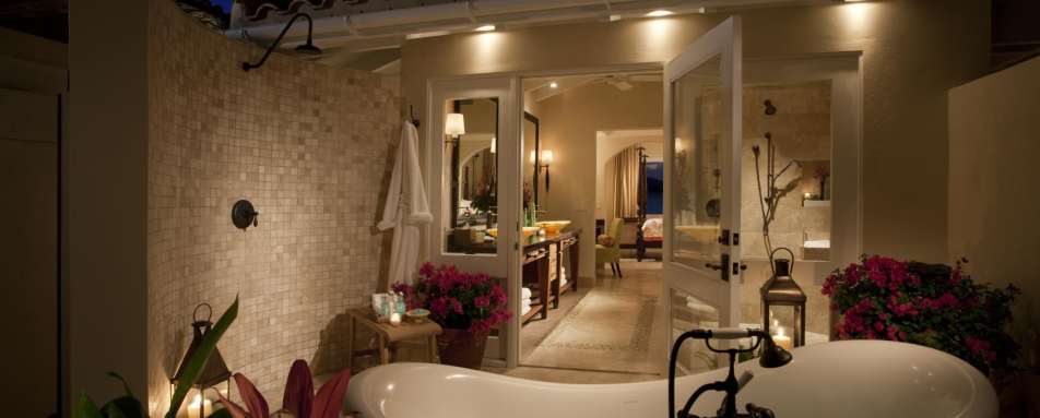 Courtyard Suite Bath - Jumby Bay Island