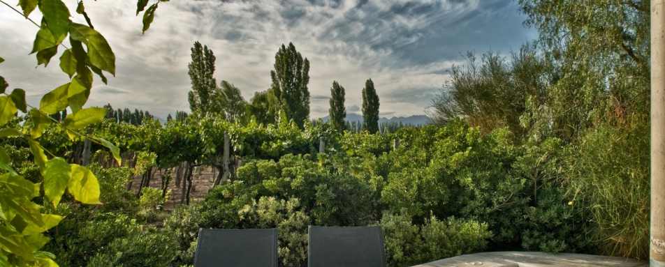 Private terrace - Cavas Wine Lodge