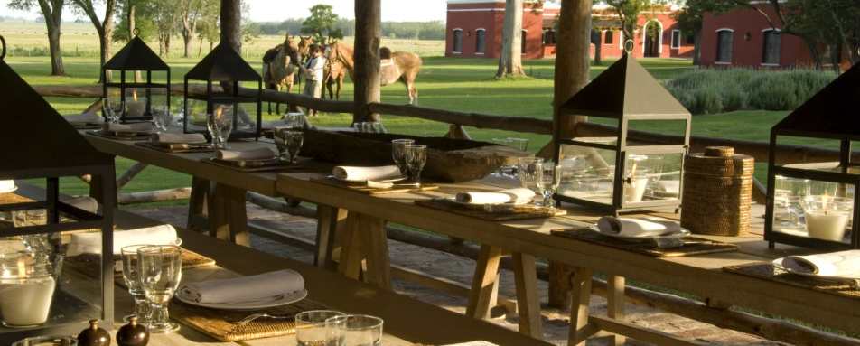 Lunch at the stables - Estancia La Bamba