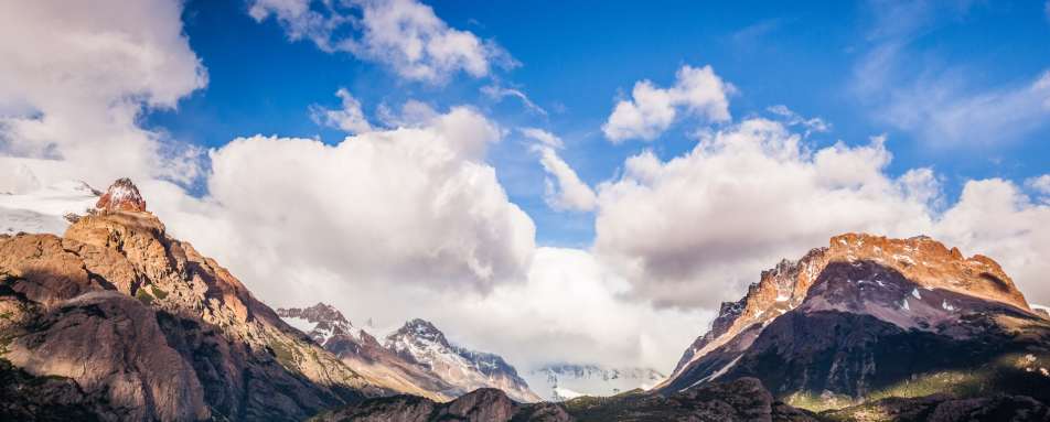 Patagonian lagoon  scenery 