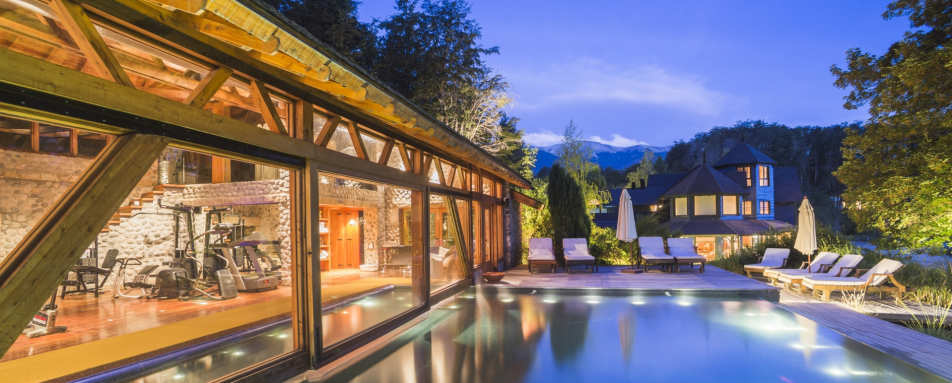 Pool, gym and spa - Hosteria Las Balsas