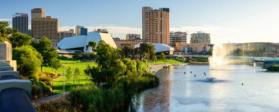 Adelaide City Skyline - Mayfair Hotel Adelaide