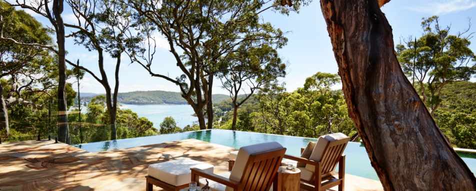 Pool and View - Pretty Beach House