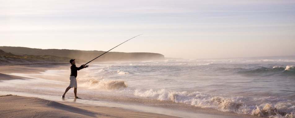Beach Fishing, Southern Ocean Lodge - Ultimate Australia and New Zealand