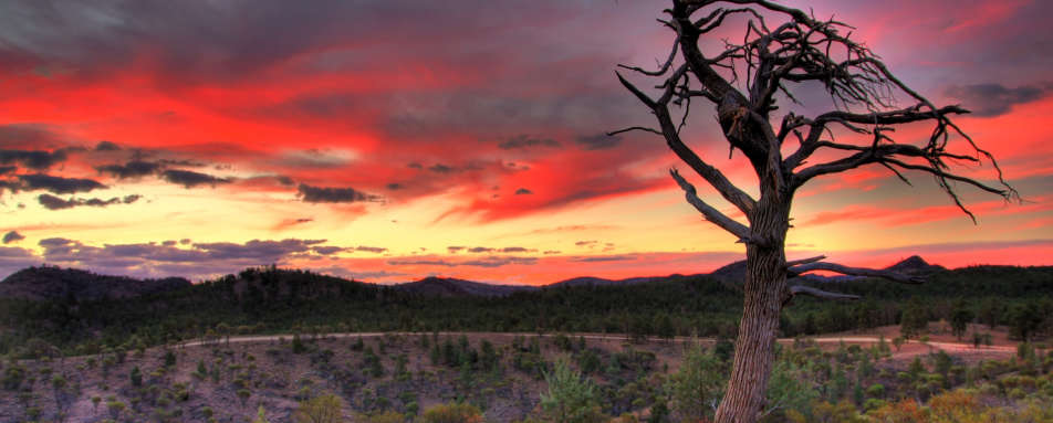 Sunset in the Flinders Ranges 
