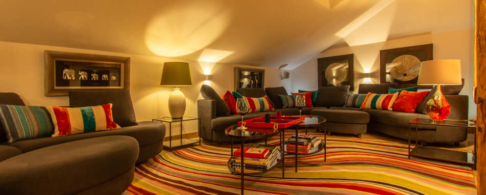 Living Room - Chalet Artemis 