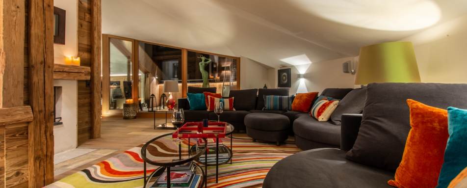 Living Room - Chalet Artemis 