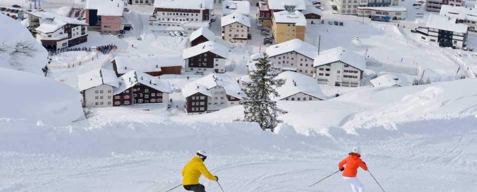Skiing Arlberg 