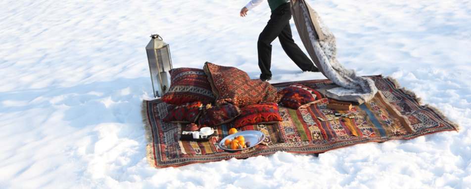 Picnic in the snow - Hotel Kristiania