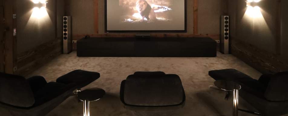 Cinema Room in Residence - Severins Alpine Retreat