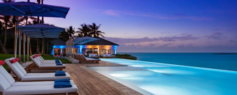 Ocean Pool at night  - The Ocean Club