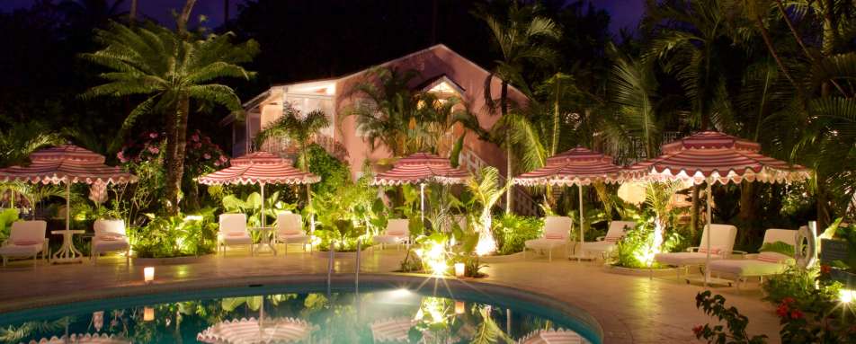 Pool at Night - Cobblers Cove 