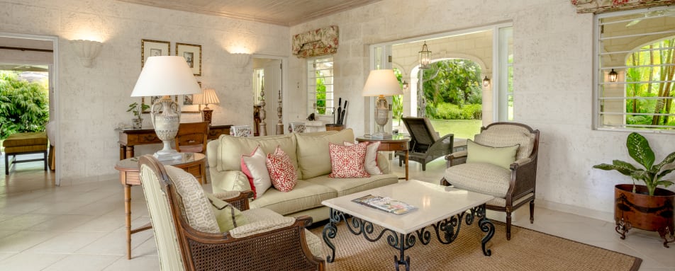 The Living Room of Ixora Villa 