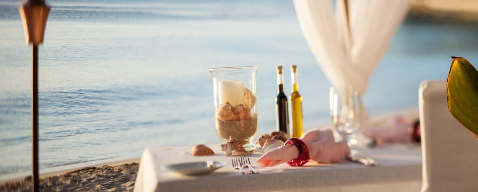 Dinner on the Beach - Sandy Lane