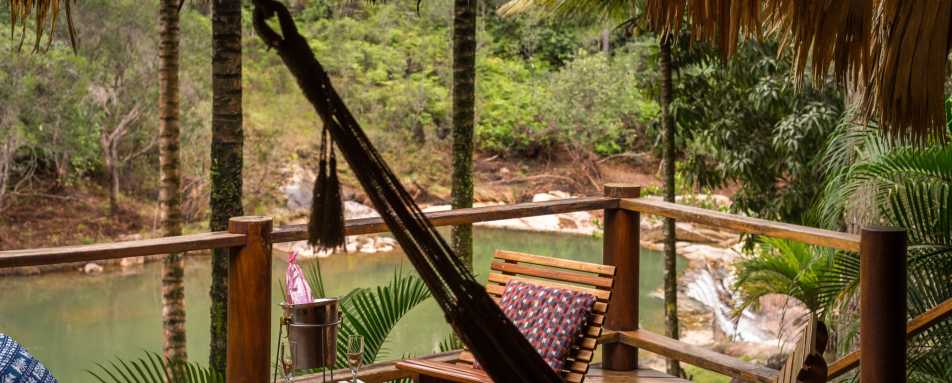 Cabana terrace - Blancaneaux Lodge