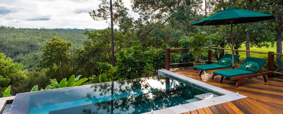 Private plunge pool - Blancaneaux Lodge