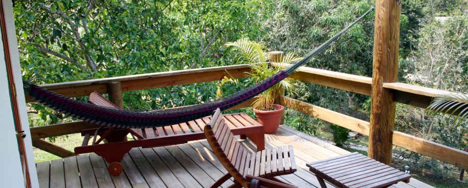 The veranda - The Lodge at Chaa Creek