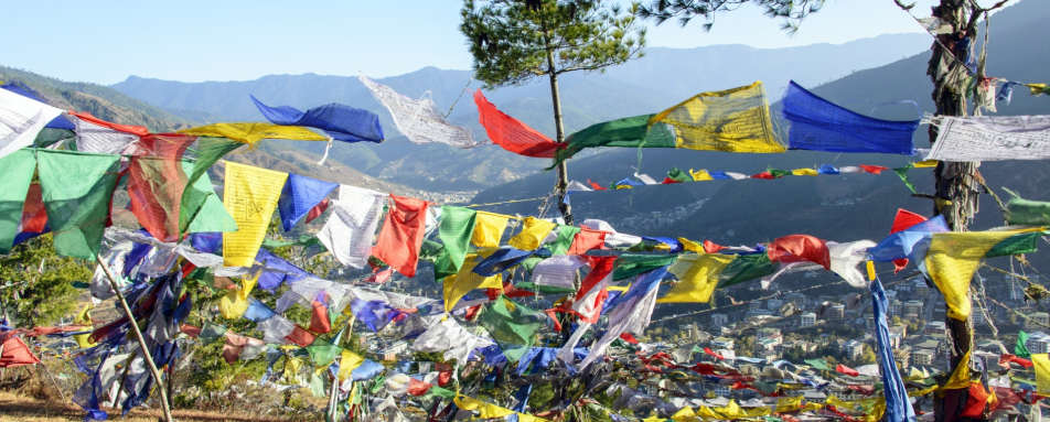 View over Thimphu City - Amankora Thimphu