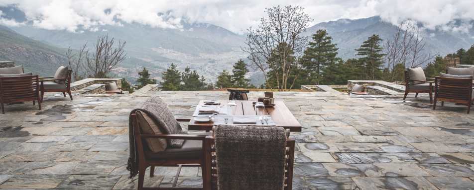 Terrace - Six Senses Paro 