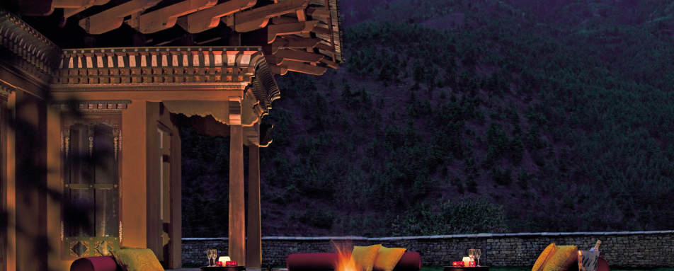 Outside Seating Area - Taj Tashi