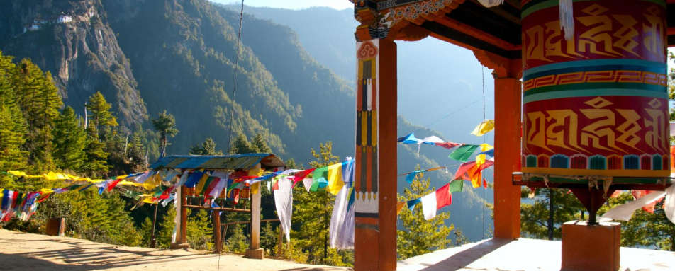 Prayer Wheel in Bhutan
