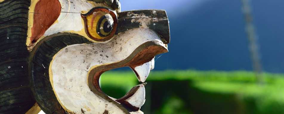 Artwork at the Sangchhen Dorji Lhuendrup Nunnery