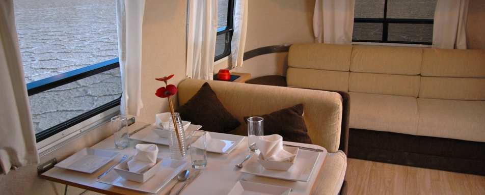 Inside the camper - Airstream Uyuni