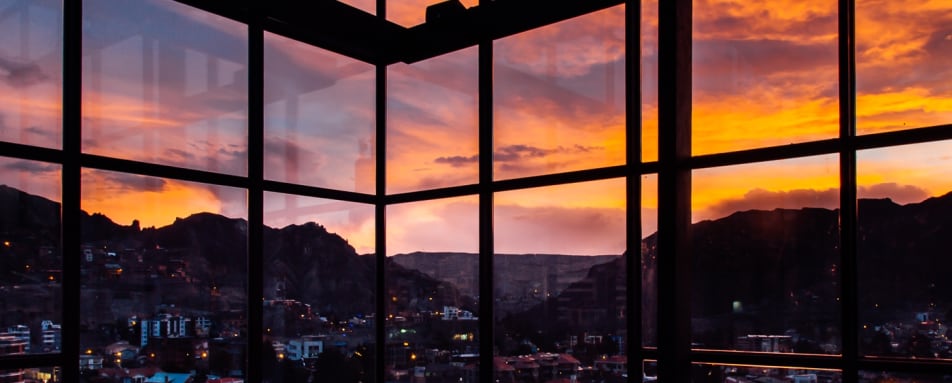 City views from the bar - Atix Hotel