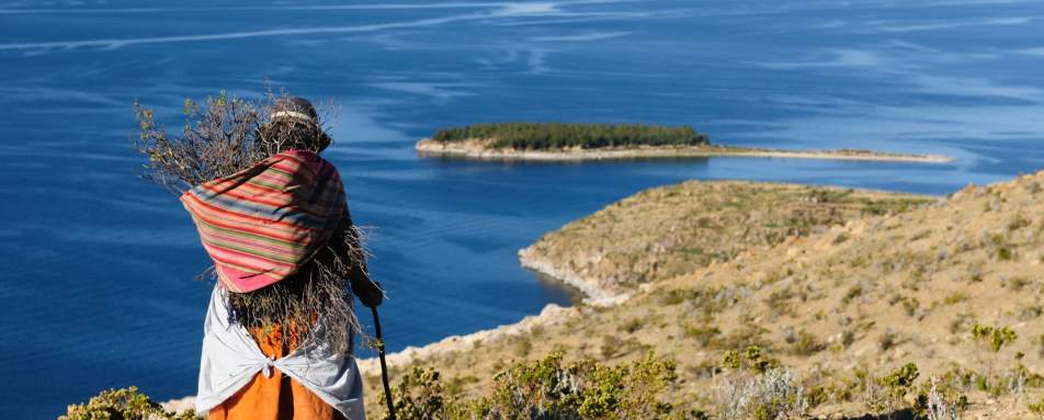Locals on Lake Titicaca - Atacama to Lake Titicaca
