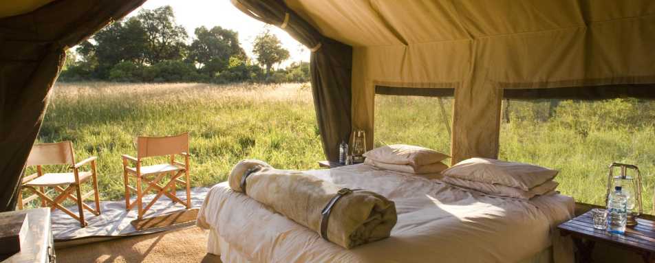 Tent Interior - Chobe Under Canvas