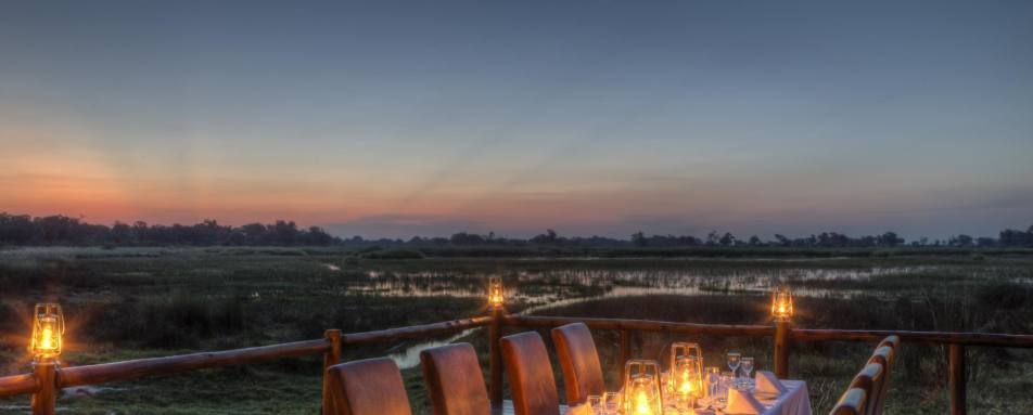 Outdoor dining - Kanana Camp