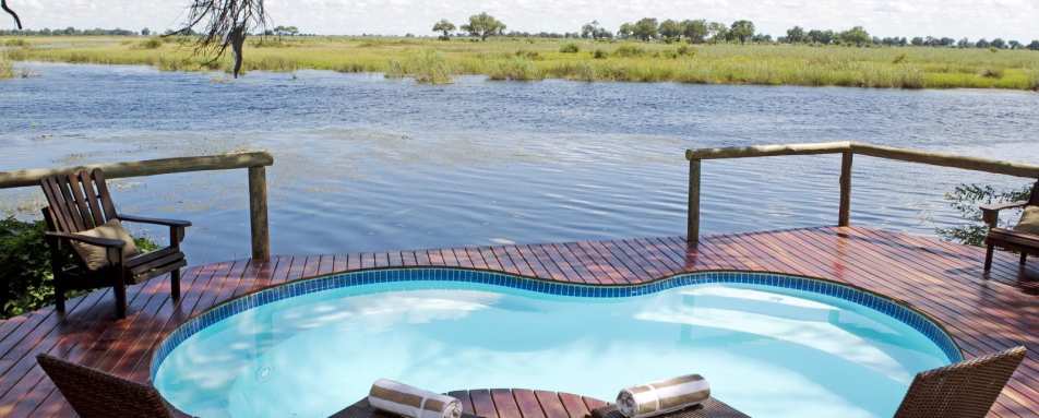 Kwando Lagoon Camp Pool View