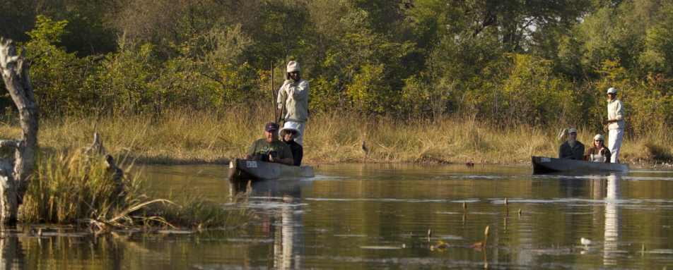 Explore in a traditional mokoro - Letaka Safaris