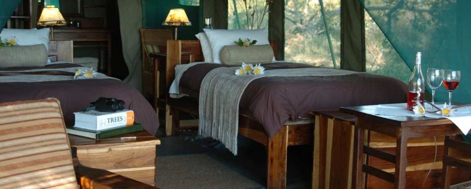 Tented room - Macatoo Camp