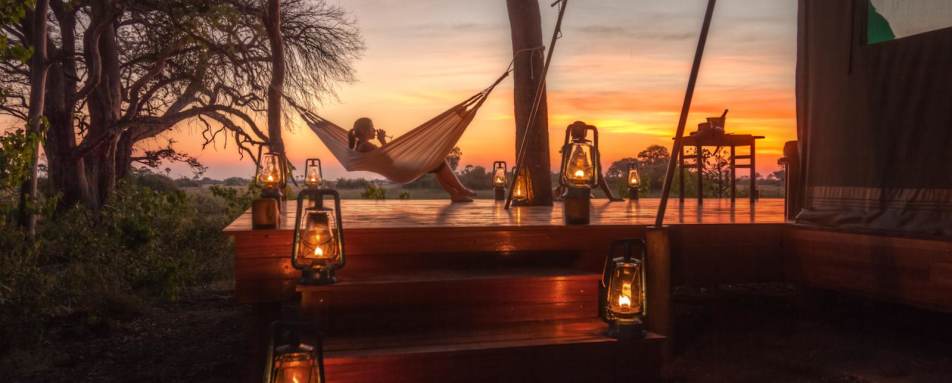 Sunset views from your deck - Macatoo Camp