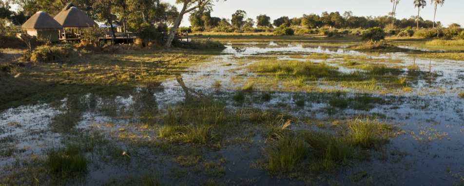 The flood waters reach Mombo Camp - Mombo Camp