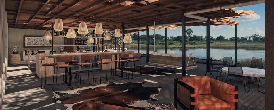 Artist Rendering Main Lodge - Qorokwe 