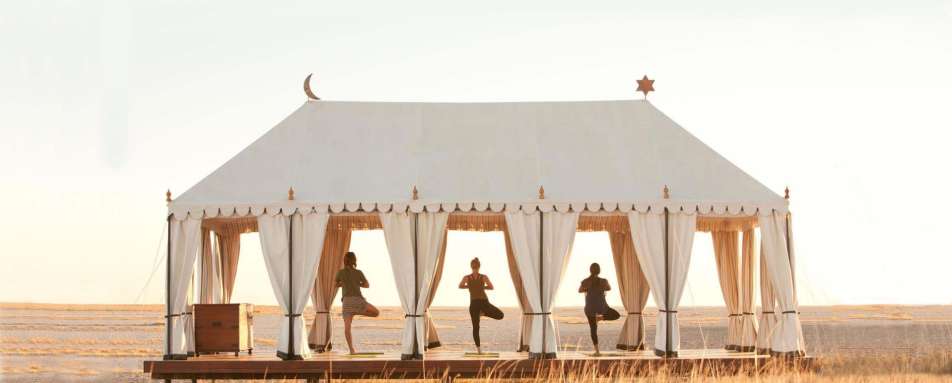 Yoga tent - San Camp