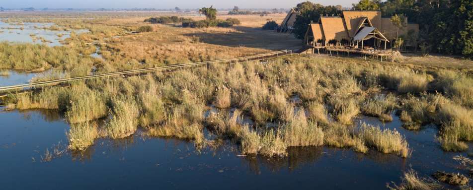 Floodplain outside camp 