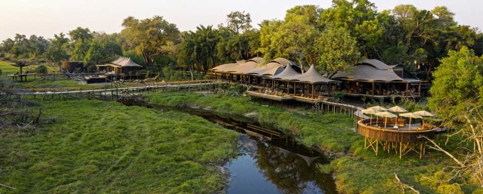 Aerial View - Xigera Safari Lodge 