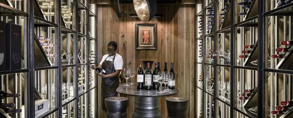 Wine Cellar - Xigera Safari Lodge 