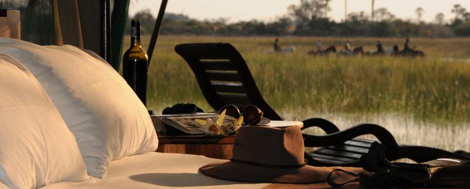 View from camp - Wild Botswana Riding Safari