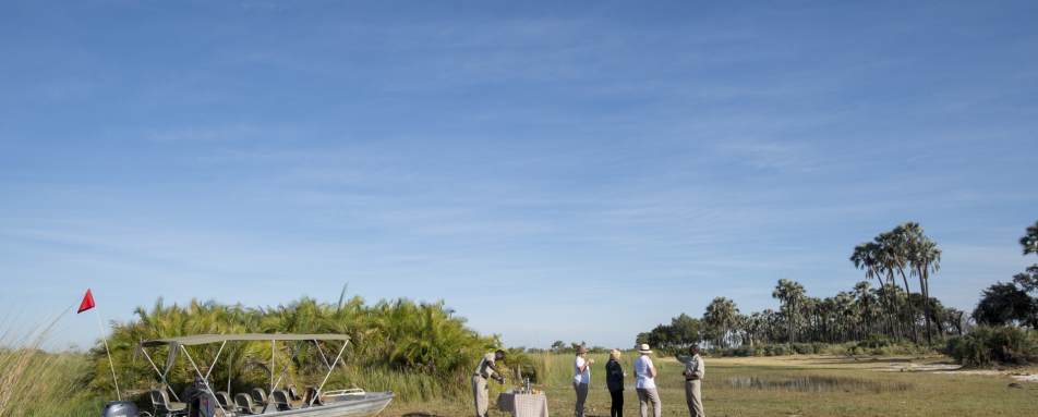 Drink stop after boat cruise