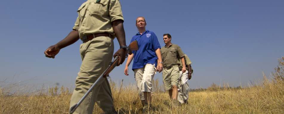 Bush walk - Botswana Honeymoon