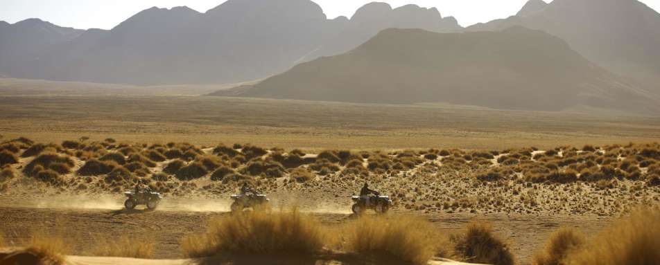 Quad biking from Sossusvlei Desert Lodge - Southern Africa Uncovered