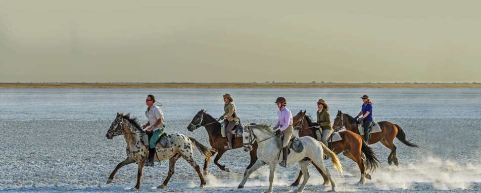 Horse riding at Jacks Camp 