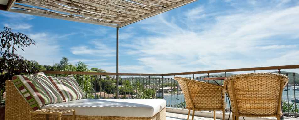 Terrace - Pousada Casas Brancas