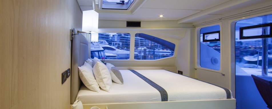 Master cabin - Luxury Yacht Charter British Virgin Islands